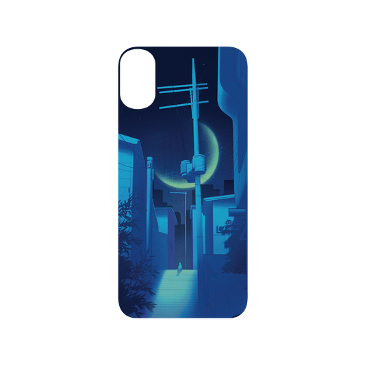 RHINOSHIELD X Surudenise SolidSuit iPhone XS Case - Lofi Moon
