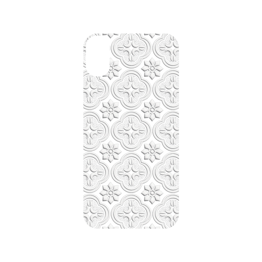 RHINOSHIELD X OldHouseFace SolidSuit iPhone XR Case - Patterned Glass- Begonia Flowers