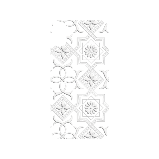 RHINOSHIELD X OldHouseFace SolidSuit iPhone XR Case - Patterned Glass- Cube and Flower