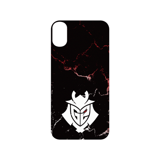 RHINOSHIELD X G2 Esports SolidSuit iPhone XR Case - G2 Logo Marble
