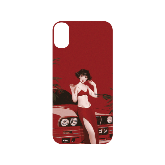 RHINOSHIELD X Janice Sung SolidSuit iPhone XR Case - Garnet