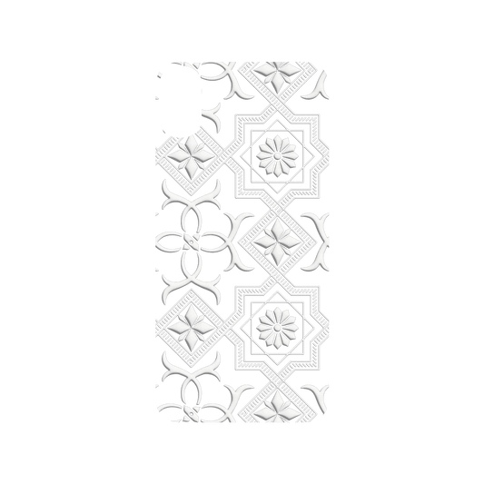 RHINOSHIELD X OldHouseFace SolidSuit iPhone XS Max Case - Patterned Glass- Cube and Flower
