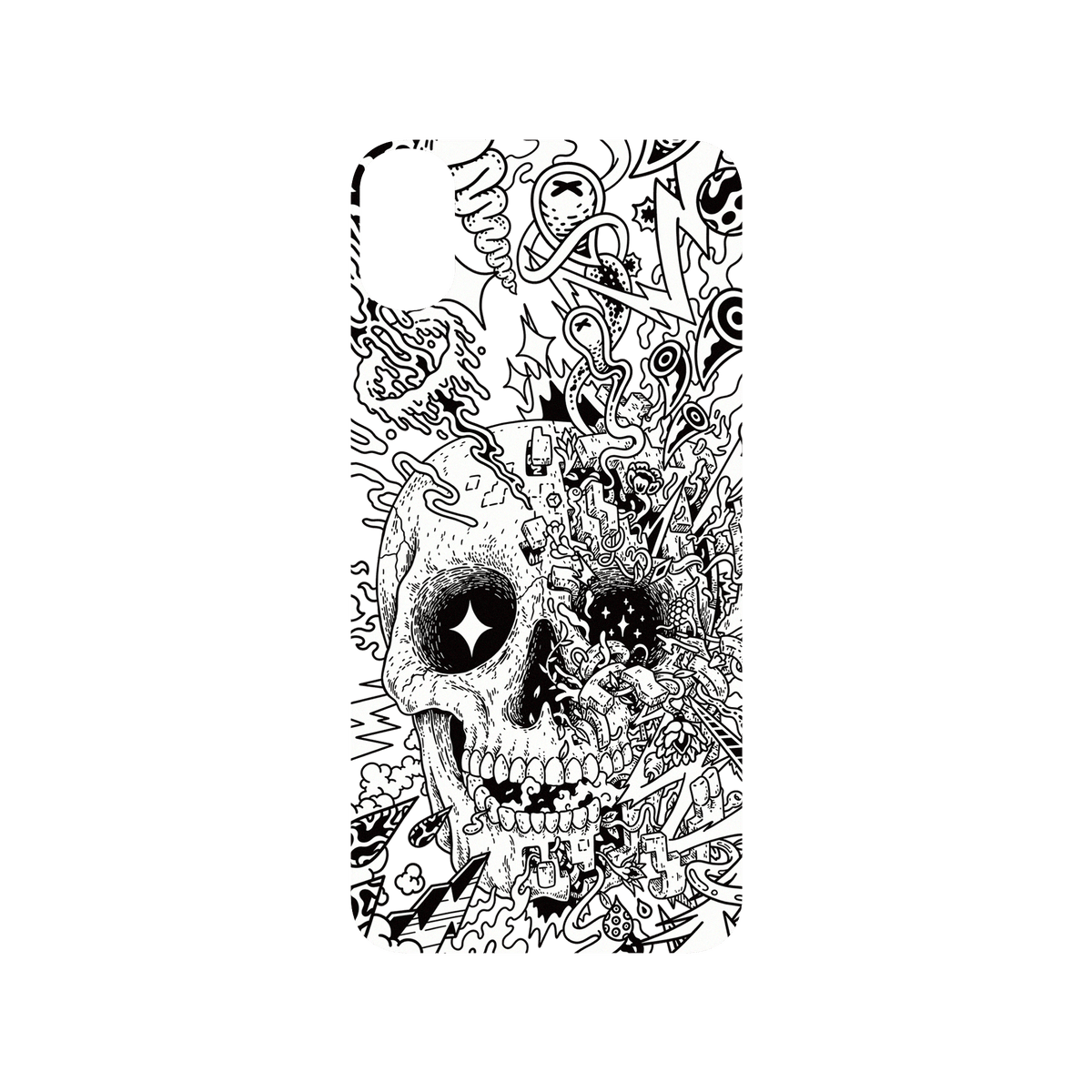 RHINOSHIELD X Lei Melendres SolidSuit iPhone XS Max Case - Rebirth Skull