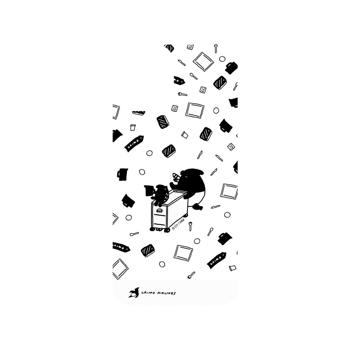 RHINOSHIELD X LAIMO SolidSuit iPhone 11 Pro Case - LAIMO AIRLINES
