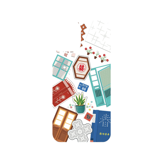 RHINOSHIELD X OldHouseFace SolidSuit iPhone 11 Pro Case - Classic House Compilation