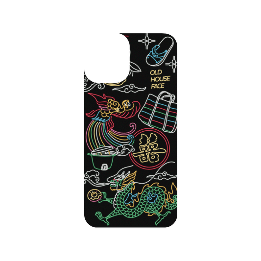 RHINOSHIELD X OldHouseFace SolidSuit iPhone 11 Pro Case - Taiwanese Neon Light