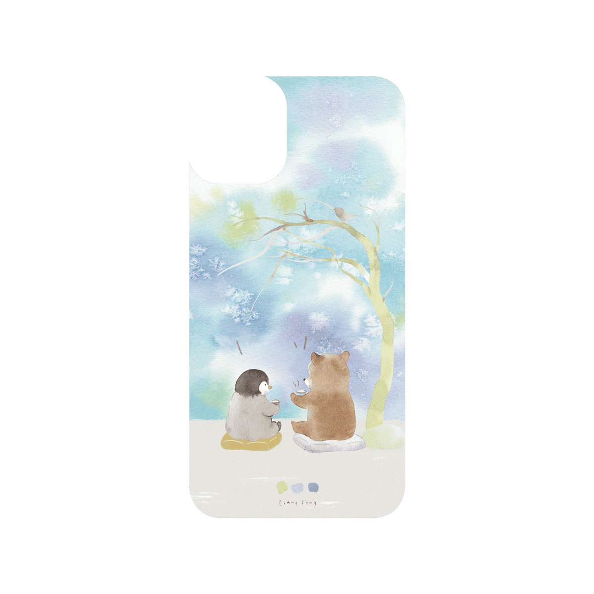 RHINOSHIELD X Liang Feng SolidSuit iPhone 11 Case - Penguin & Bear