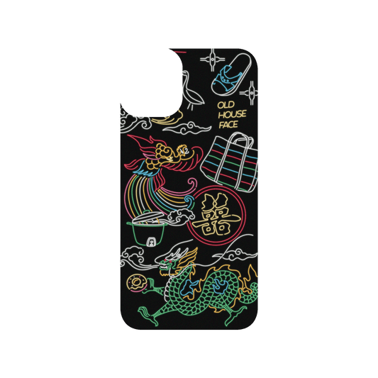 RHINOSHIELD X OldHouseFace SolidSuit iPhone 11 Case - Taiwanese Neon Light