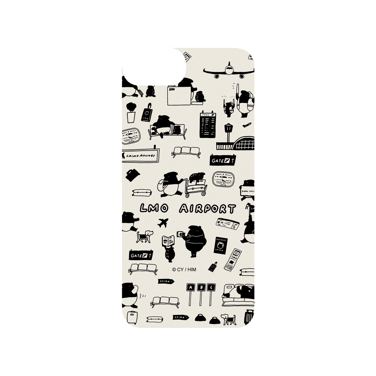 RHINOSHIELD X LAIMO SolidSuit iPhone 7 Case - LMO AIRPORT