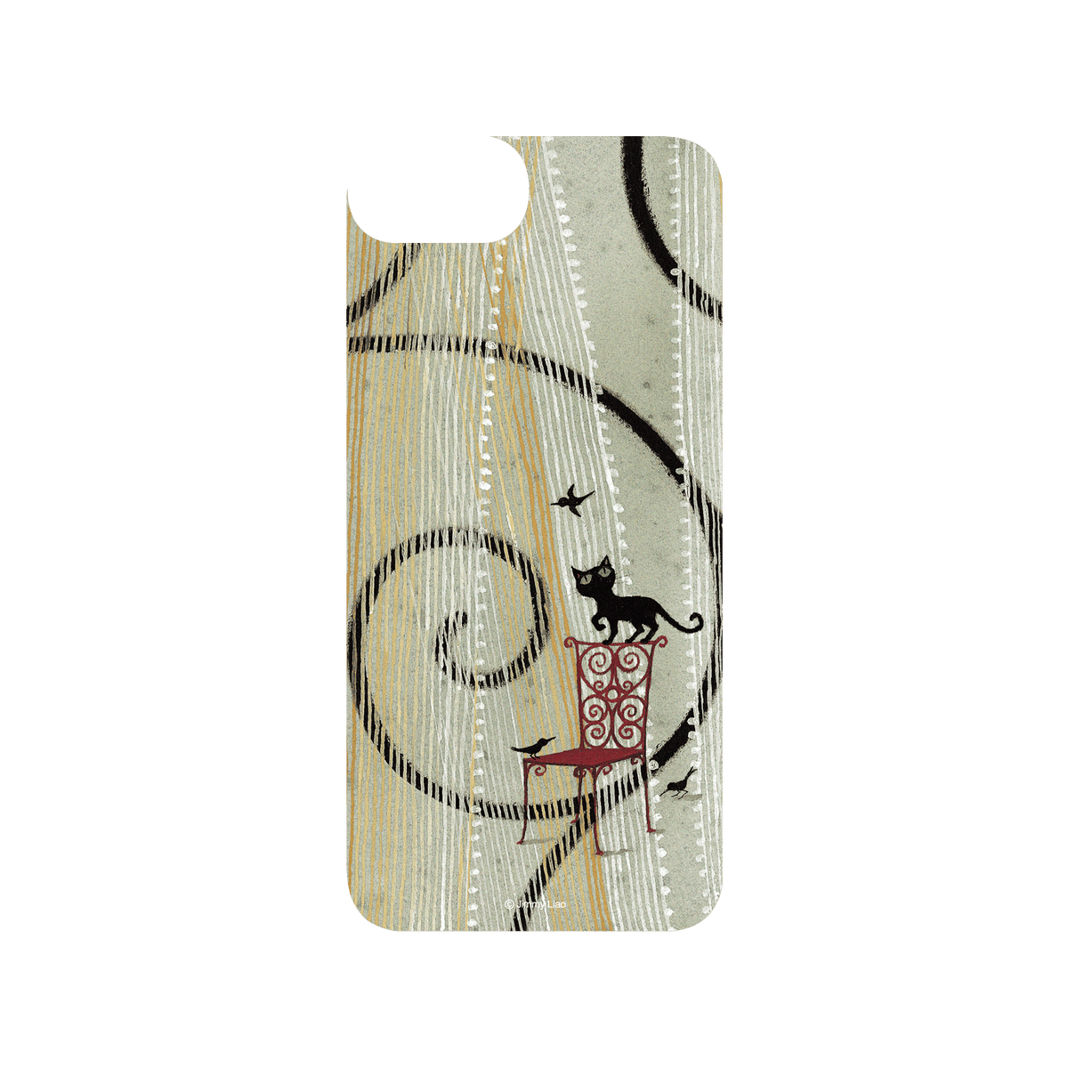 RHINOSHIELD X Jimmy SolidSuit iPhone SE (3rd generation) Case - Missing My Cat - Black Cat