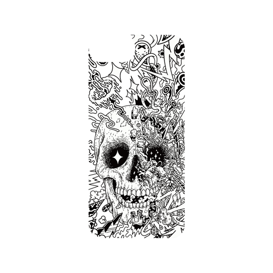 RHINOSHIELD X Lei Melendres SolidSuit iPhone SE (2nd generation) Case - Rebirth Skull