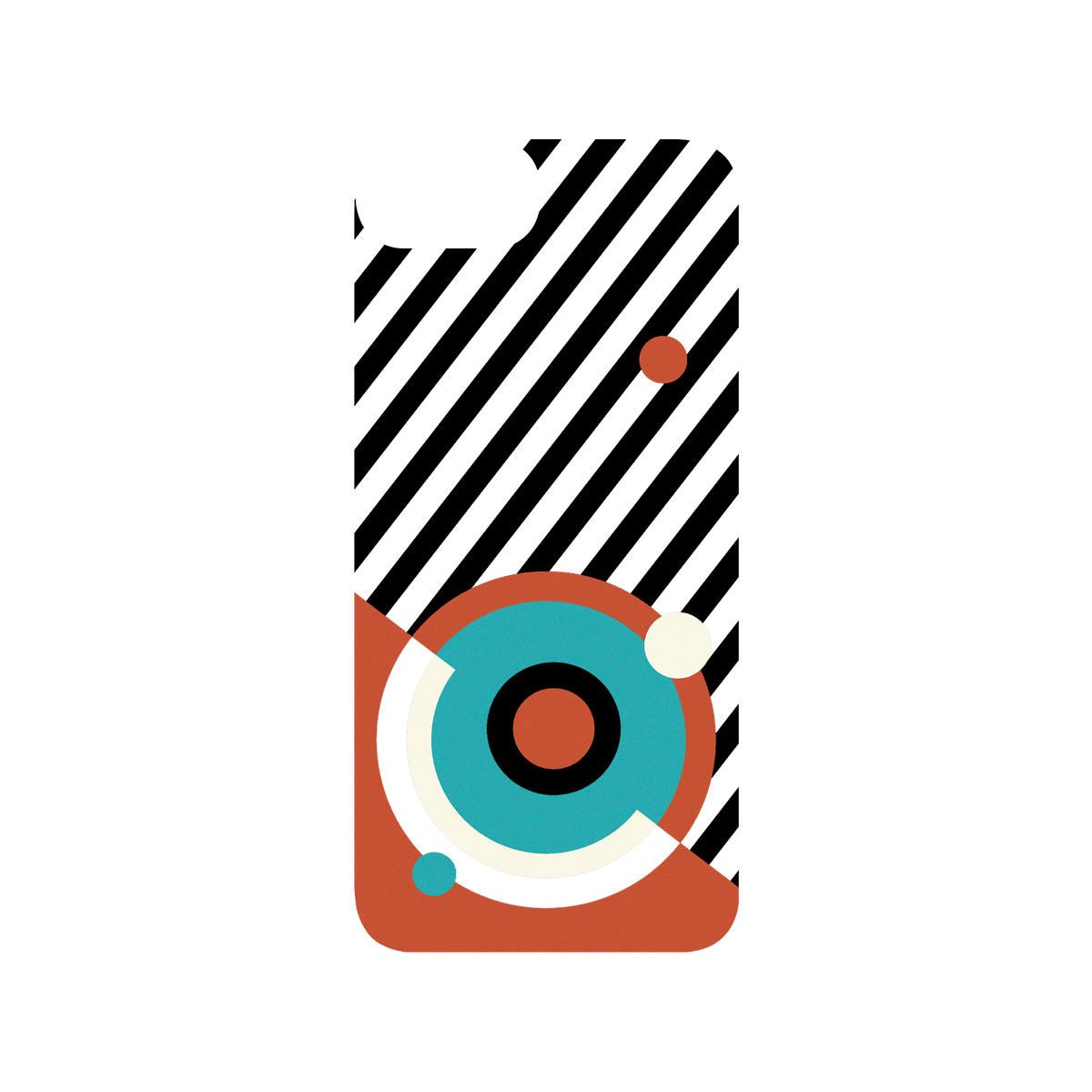 RHINOSHIELD | Cosmos SolidSuit iPhone 7 Case - Helix Nebula - Bauhaus Style