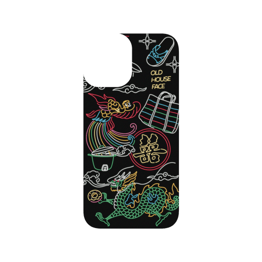 RHINOSHIELD X OldHouseFace SolidSuit iPhone 12 mini Case - Taiwanese Neon Light