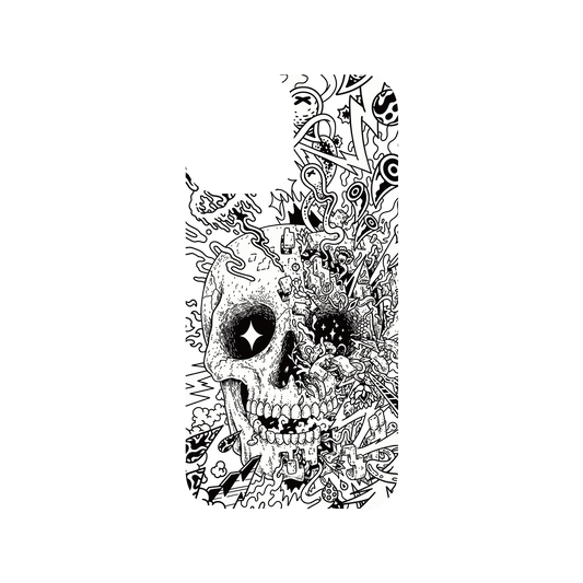 RHINOSHIELD X Lei Melendres SolidSuit iPhone 12 mini Case - Rebirth Skull