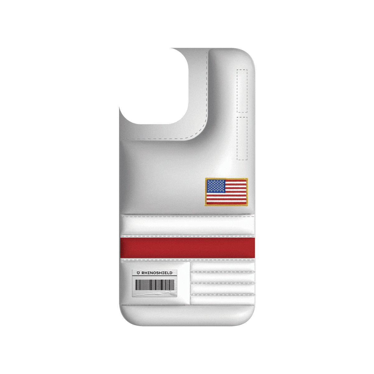 RHINOSHIELD | Cosmos SolidSuit iPhone 12 mini Case - NASA Space Food Bag - US Flag