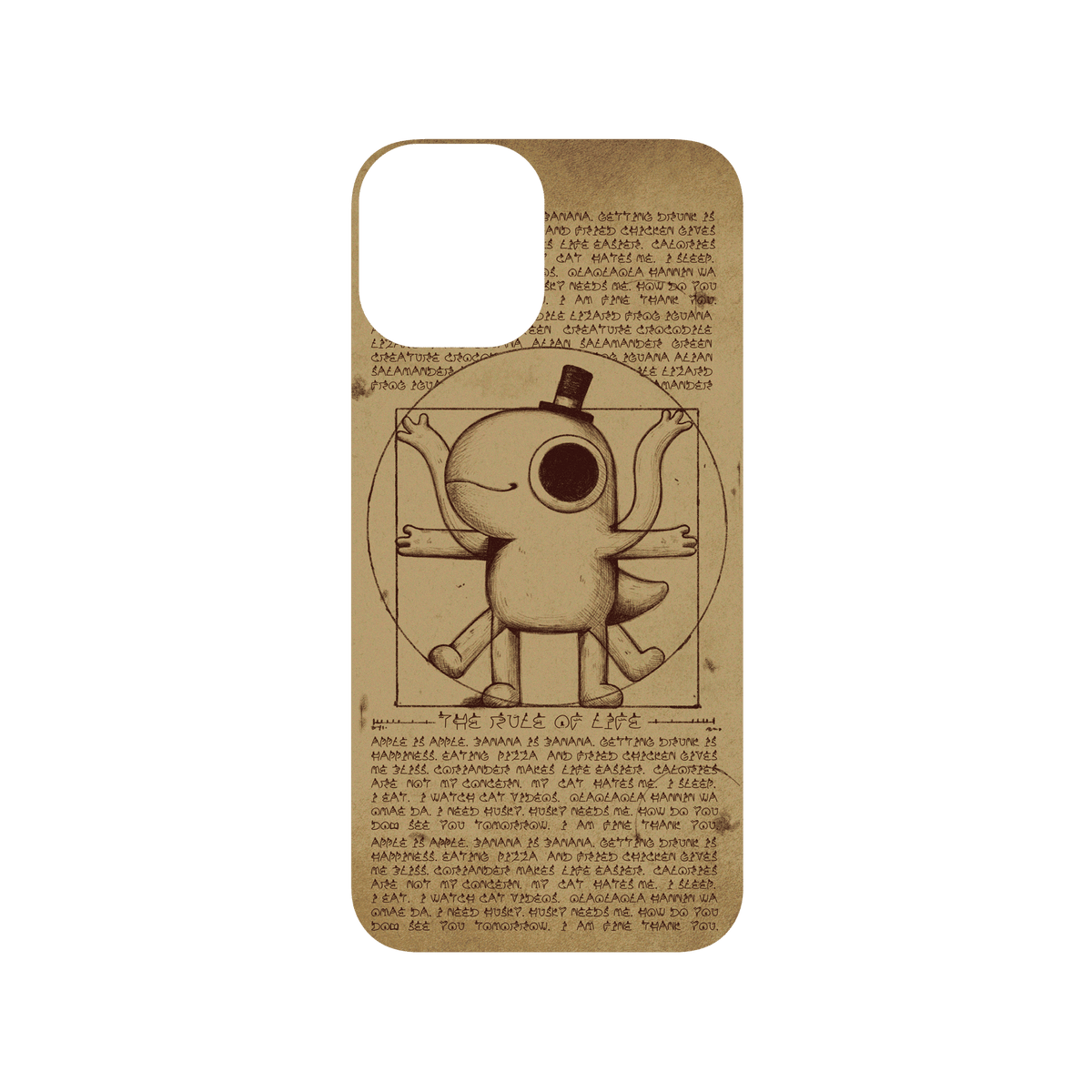 RHINOSHIELD X Incrediville SolidSuit iPhone 12 Case - Vitruvian Lizard 2