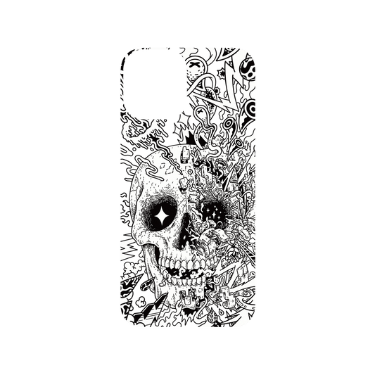 RHINOSHIELD X Lei Melendres SolidSuit iPhone 12 Case - Rebirth Skull