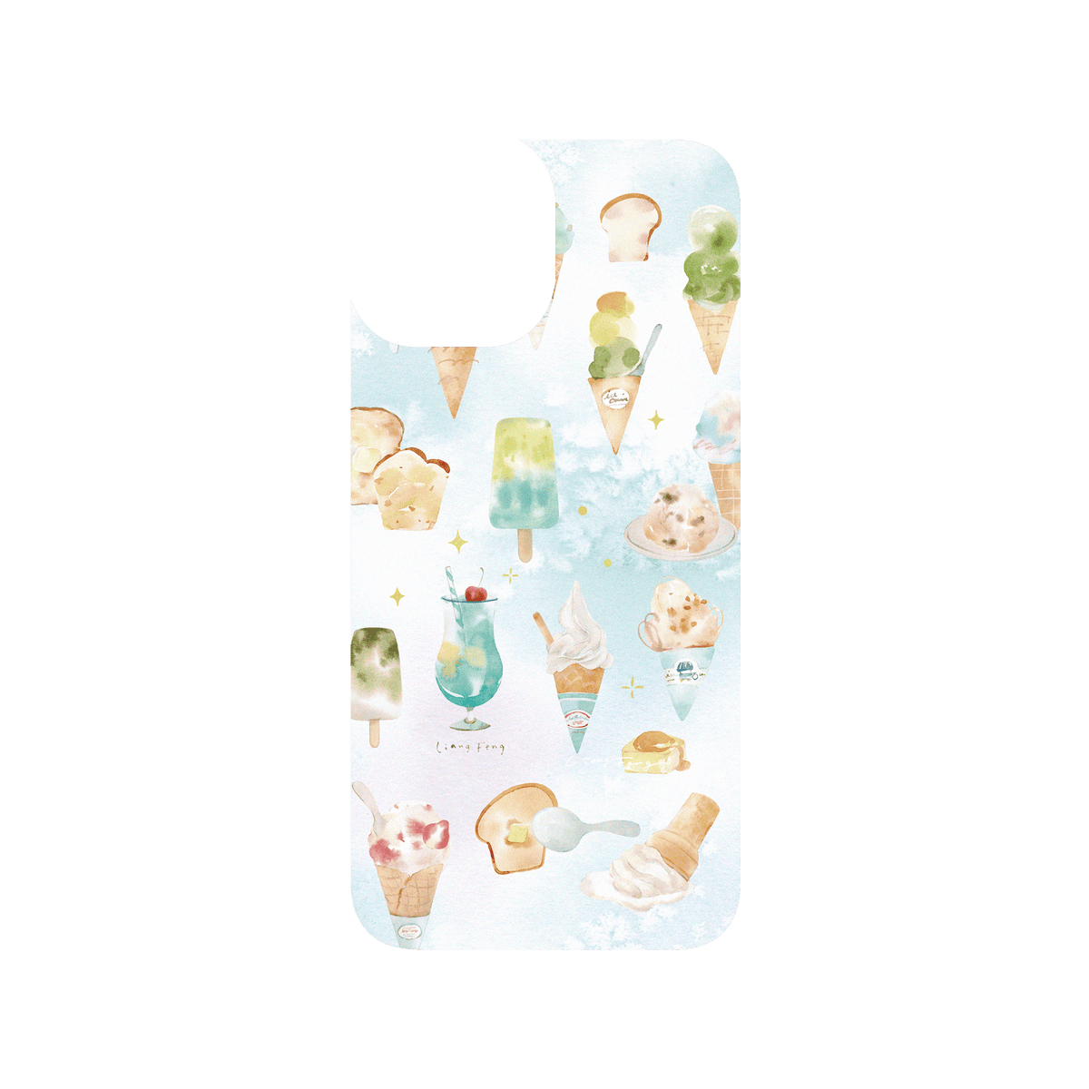 RHINOSHIELD X Liang Feng SolidSuit iPhone 13 mini Case - Summer Ice Cream
