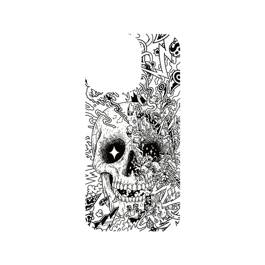 RHINOSHIELD X Lei Melendres SolidSuit iPhone 13 Pro Case - Rebirth Skull
