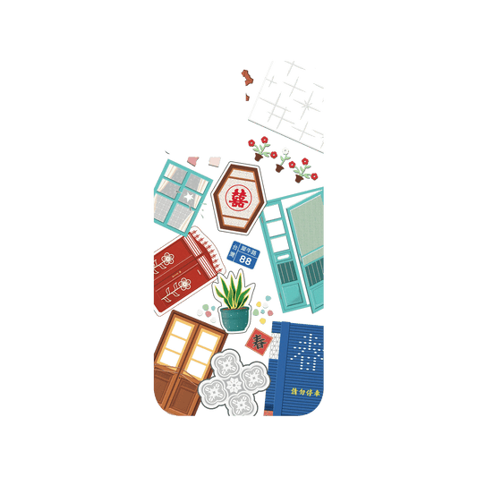 RHINOSHIELD X OldHouseFace SolidSuit iPhone 13 Pro Max Case - Classic House Compilation