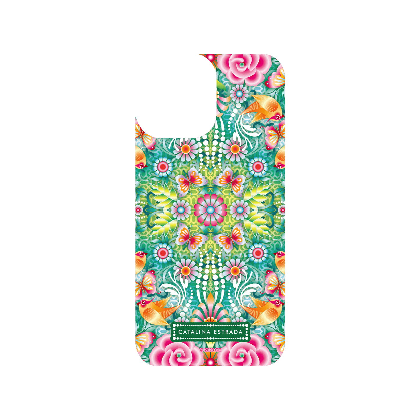 RHINOSHIELD X Catalina Estrada SolidSuit iPhone 13 Pro Max Case - Turquoise Jungle