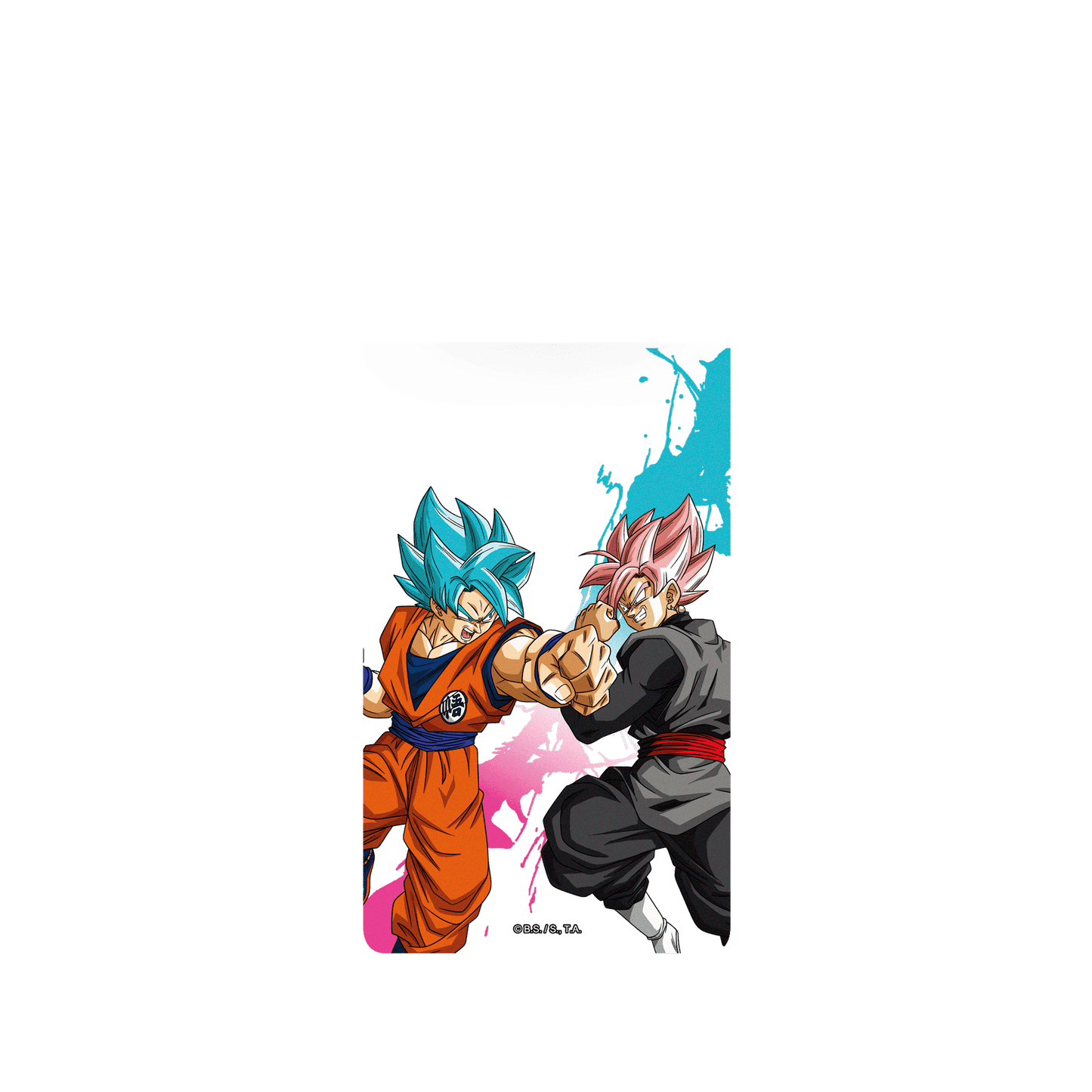 RHINOSHIELD X Dragon Ball Super SolidSuit (MagSafe compatible) Google Pixel 7 Pro Case - SSGSS Goku vs Goku Black SS Rosé