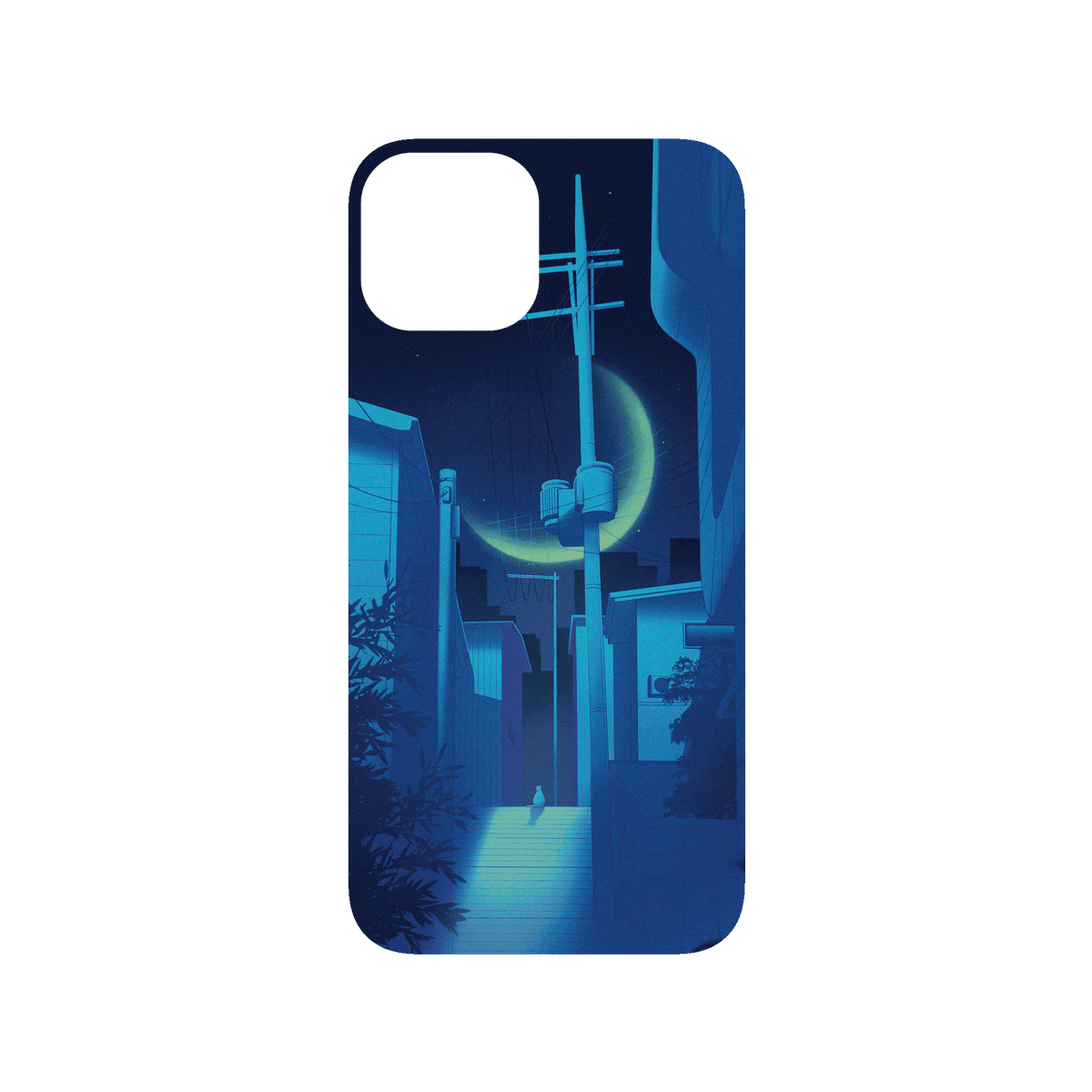 RHINOSHIELD X Surudenise SolidSuit iPhone 13 Case - Lofi Moon