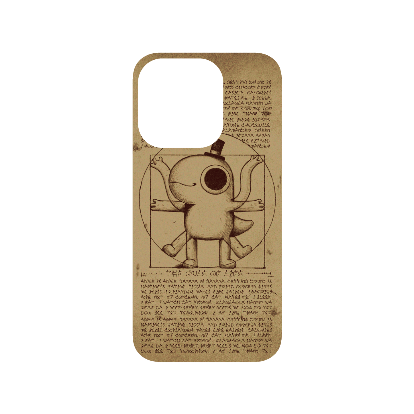 RHINOSHIELD X Incrediville SolidSuit (MagSafe compatible) iPhone 14 Pro Case - Vitruvian Lizard 2