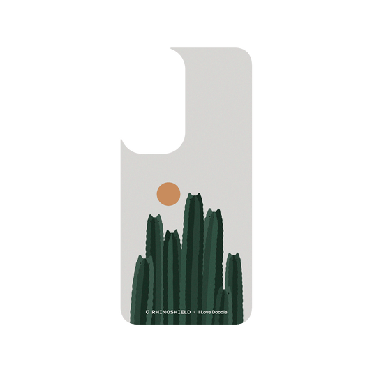RhinoShield X I Love Doodle SolidSuit (MagSafe compatible) Samsung Galaxy S24 Case - Cat and Plant - Cattus