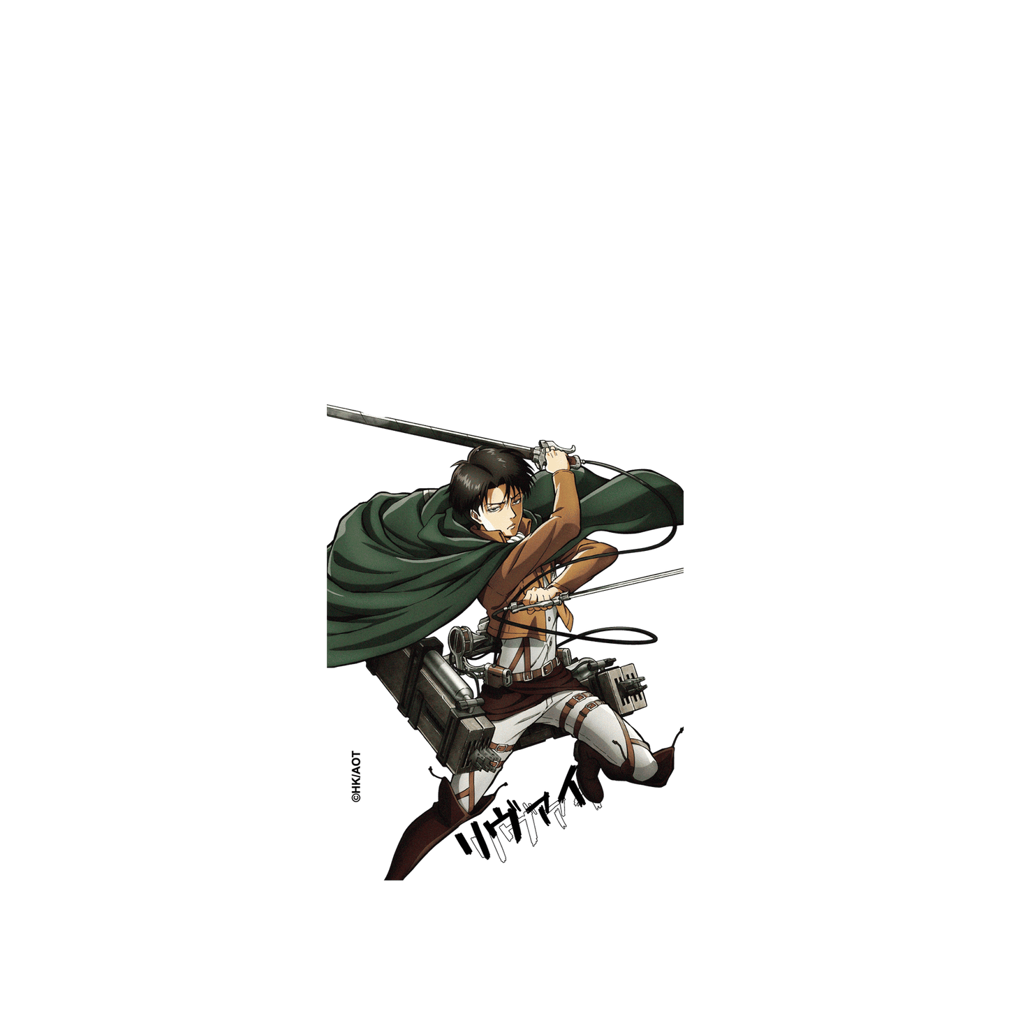 RhinoShield X Attack on Titan SolidSuit (MagSafe compatible) Samsung Galaxy S23 Case - Levi in Action