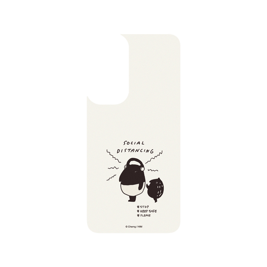 RHINOSHIELD X LAIMO SolidSuit (MagSafe compatible) Samsung Galaxy S24+ Case - SOCIAL DISTANCING