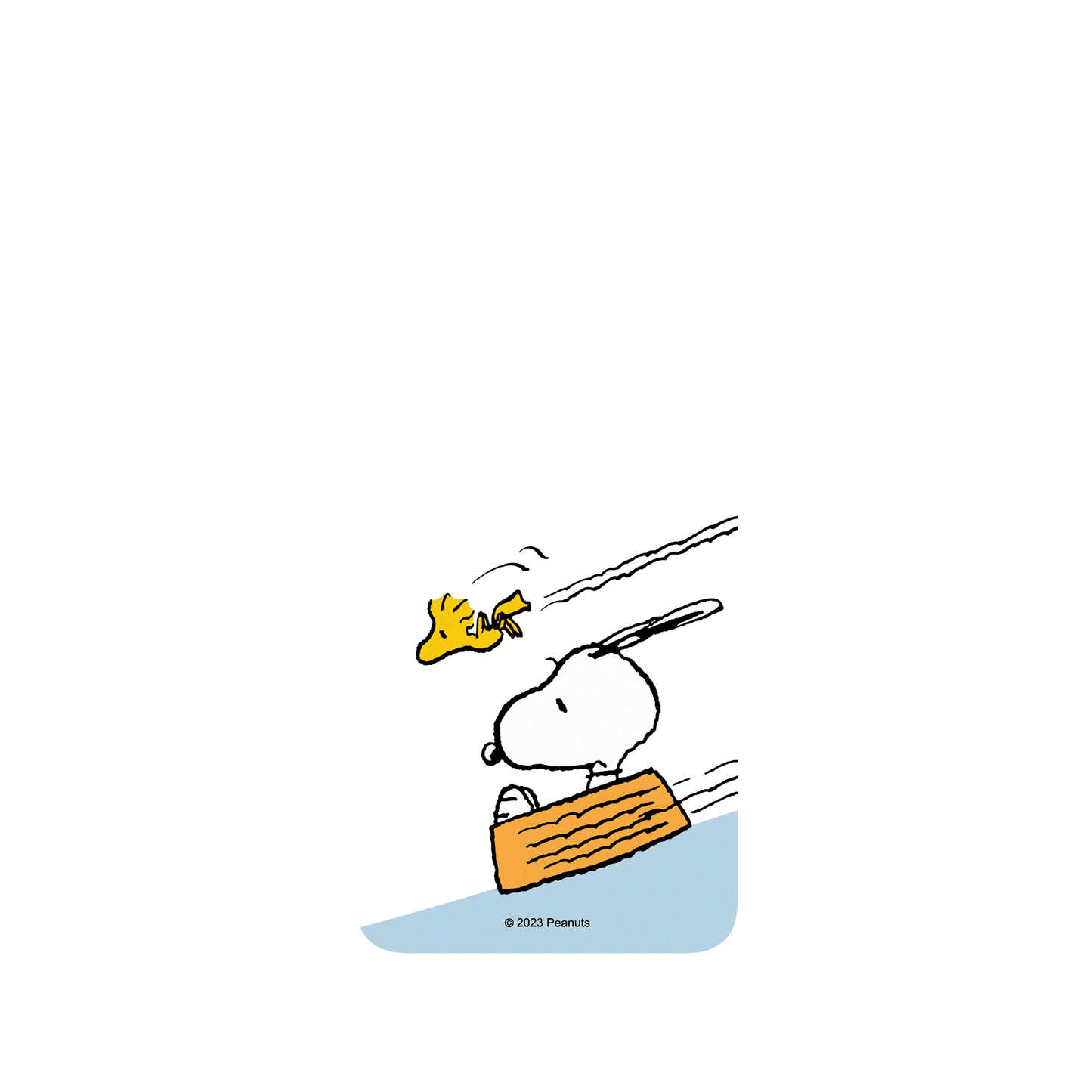 RHINOSHIELD X Snoopy SolidSuit (MagSafe compatible) Samsung Galaxy S23+ Case - Snoopy Sliding