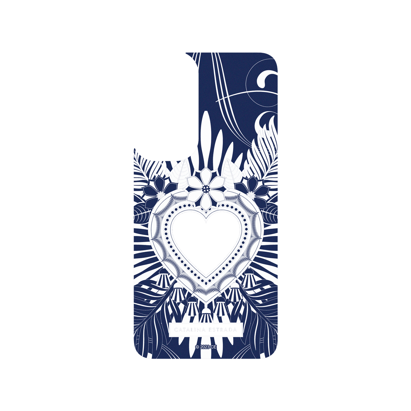 RHINOSHIELD X Catalina Estrada SolidSuit (MagSafe compatible) Samsung Galaxy S23+ Case - Blue Heart