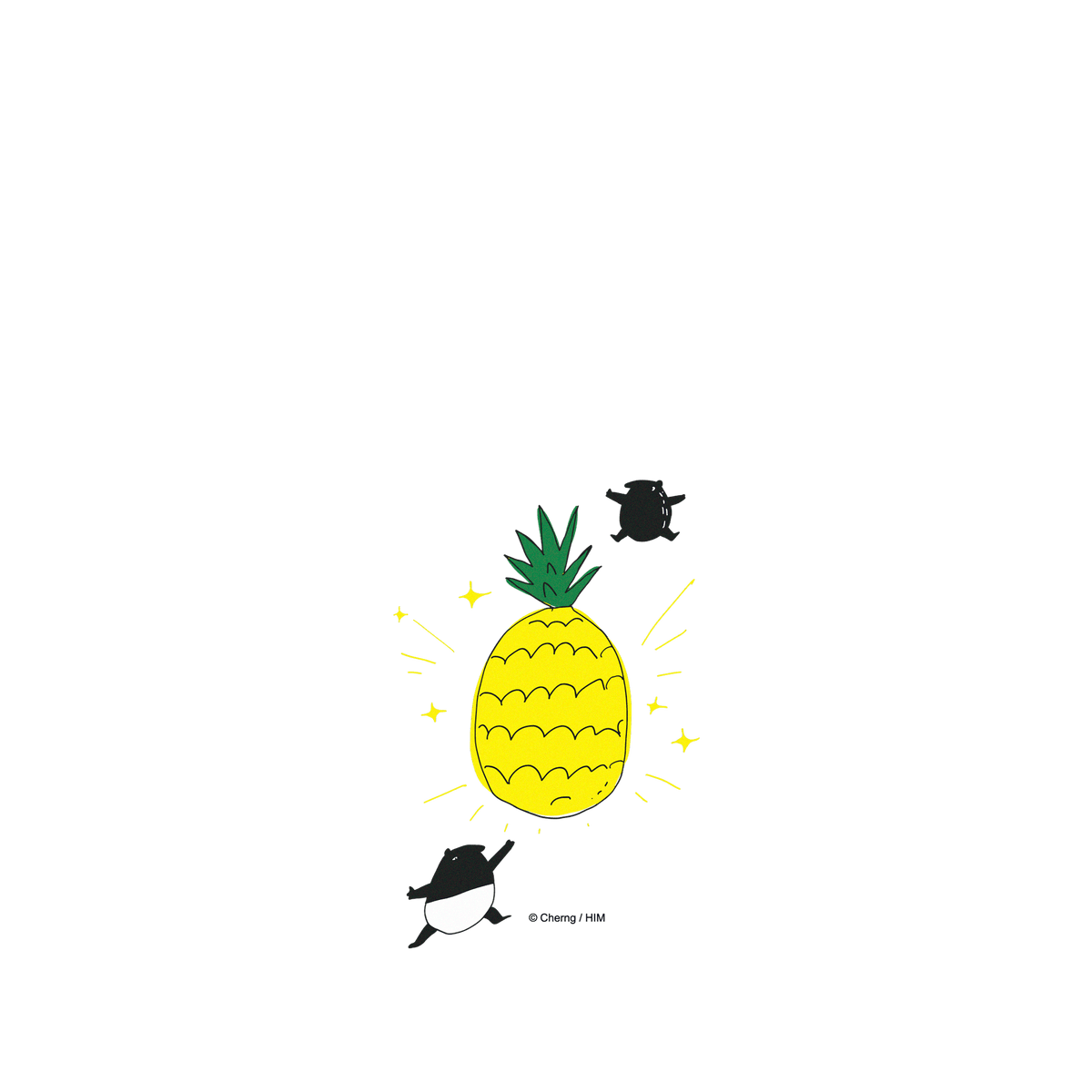 RhinoShield X LAIMO SolidSuit (MagSafe compatible) Samsung Galaxy S24 Ultra Case - Pineapple