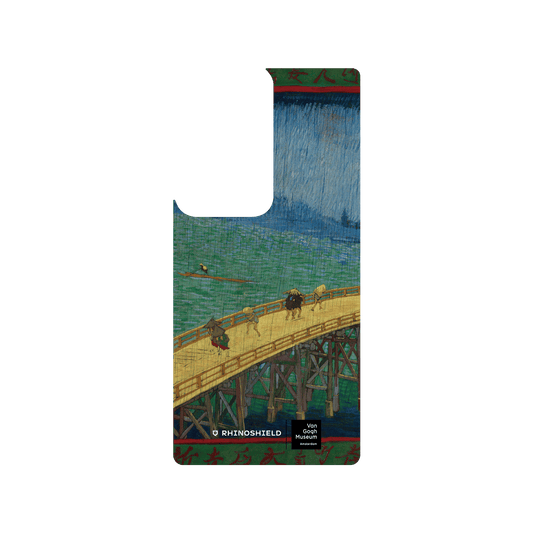 RhinoShield X Van Gogh Museum SolidSuit (MagSafe compatible) Samsung Galaxy S24 Ultra Case - Bridge in the Rain (after Hiroshige)