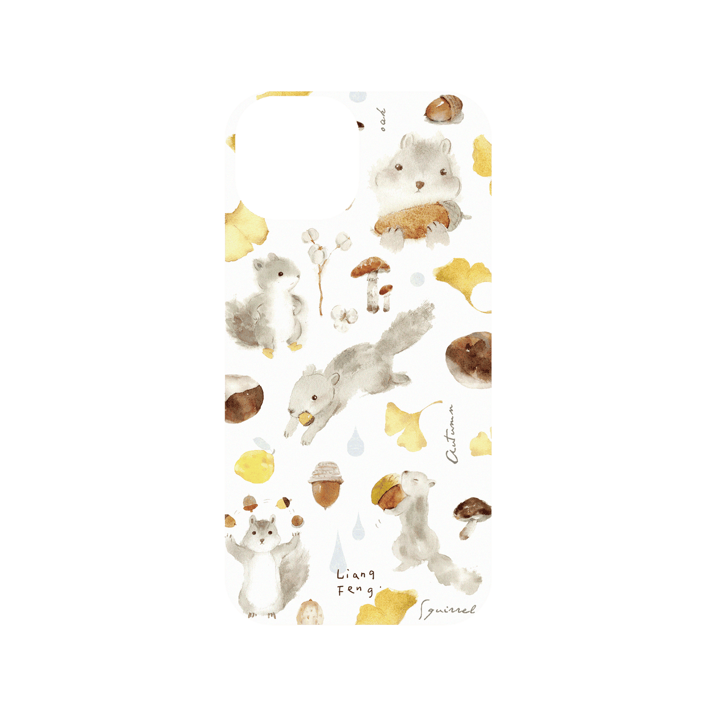 RHINOSHIELD X Liang Feng SolidSuit iPhone 15 Case - Squirrel