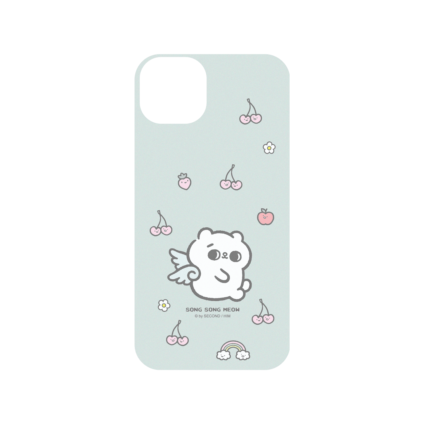 RHINOSHIELD X Song Song Meow by SECOND SolidSuit iPhone 15 Plus Case - Cherry Wing