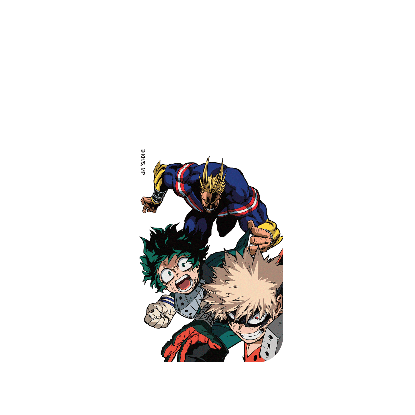 RHINOSHIELD X My Hero Academia SolidSuit (MagSafe compatible) iPhone 15 Pro Max Case - Izuku + Bakugo + All Might