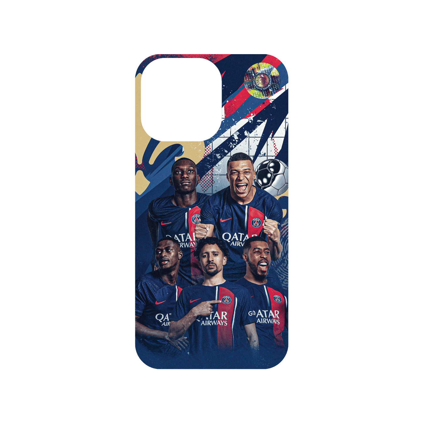 RHINOSHIELD X PSG SolidSuit iPhone 15 Pro Max Case - PSG Victory - Team 1