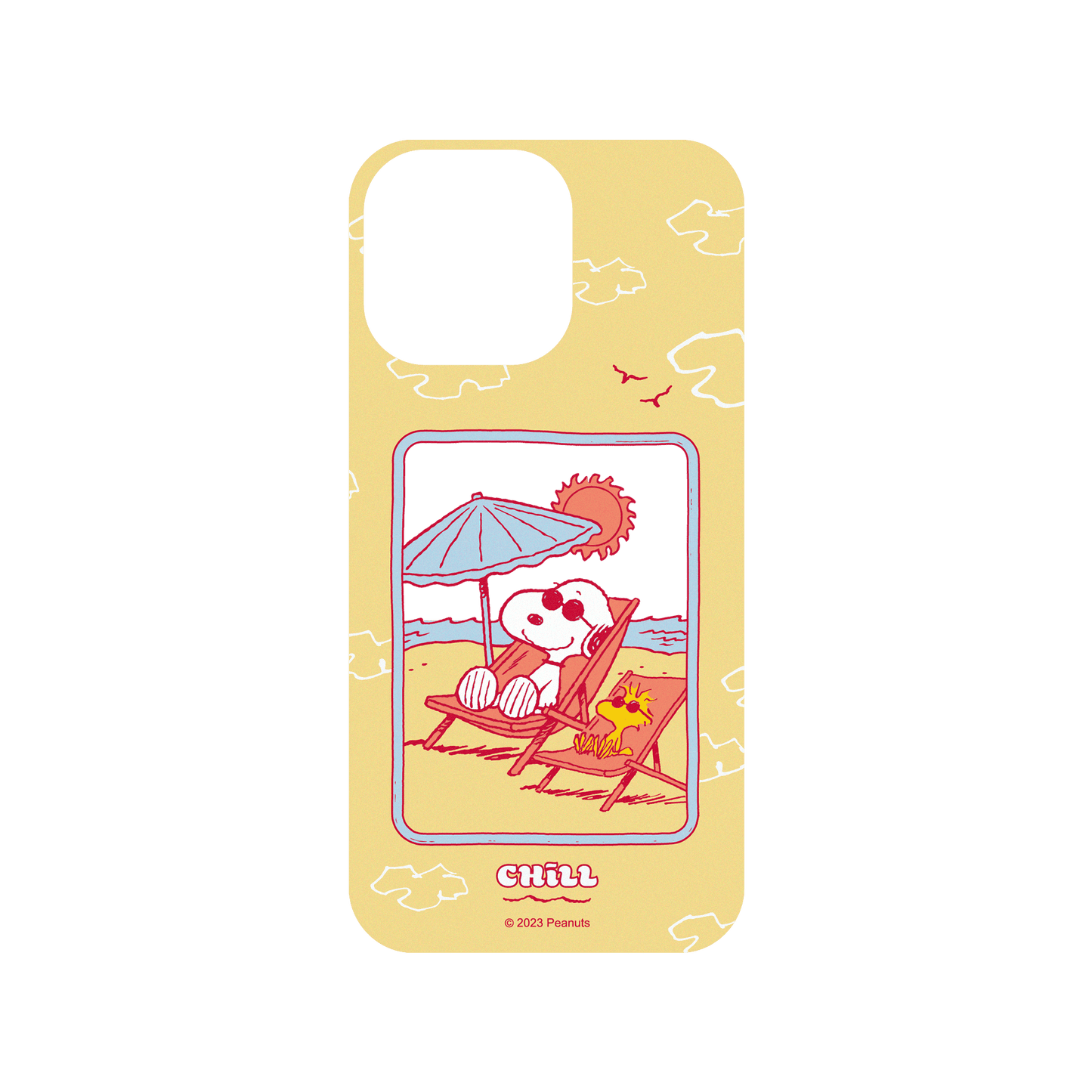 RHINOSHIELD X Snoopy SolidSuit iPhone 15 Pro Max Case - Sunbathing