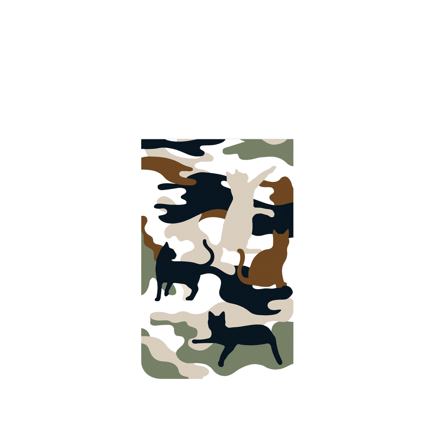 RHINOSHIELD SolidSuit Google Pixel 8 Pro Case: Original Designs - Cat Woodland Black Camo