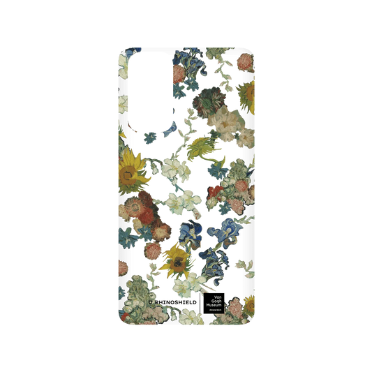 RHINOSHIELD X Van Gogh Museum  SolidSuit Samsung Galaxy S20 FE (4G/5G) Case - Vincent's Flowers - 50th Anniversary Transparent