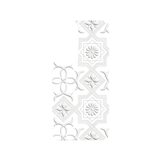 RHINOSHIELD X OldHouseFace SolidSuit (MagSafe compatible) Samsung Galaxy S24+ Case - Patterned Glass- Cube and Flower