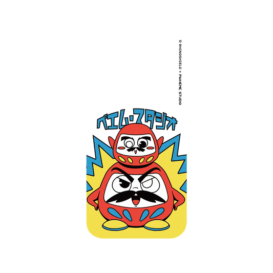 RHINOSHIELD X Paiheme Studio Clear iPhone 12 Pro Case - Daruma Family