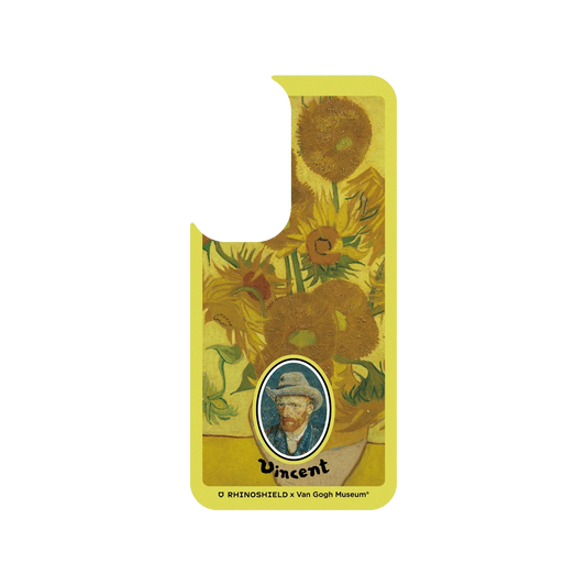 RhinoShield X Van Gogh Museum SolidSuit (MagSafe compatible) Samsung Galaxy S24 Case - Sunflowers - Frame