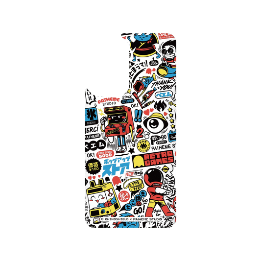 RHINOSHIELD X Paiheme Studio SolidSuit Samsung Galaxy A52 (4G/5G) Case - Retro Games Color