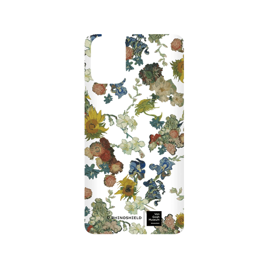 RHINOSHIELD X Van Gogh Museum  SolidSuit Samsung Galaxy A51 (4G) Case - Vincent's Flowers - 50th Anniversary Transparent