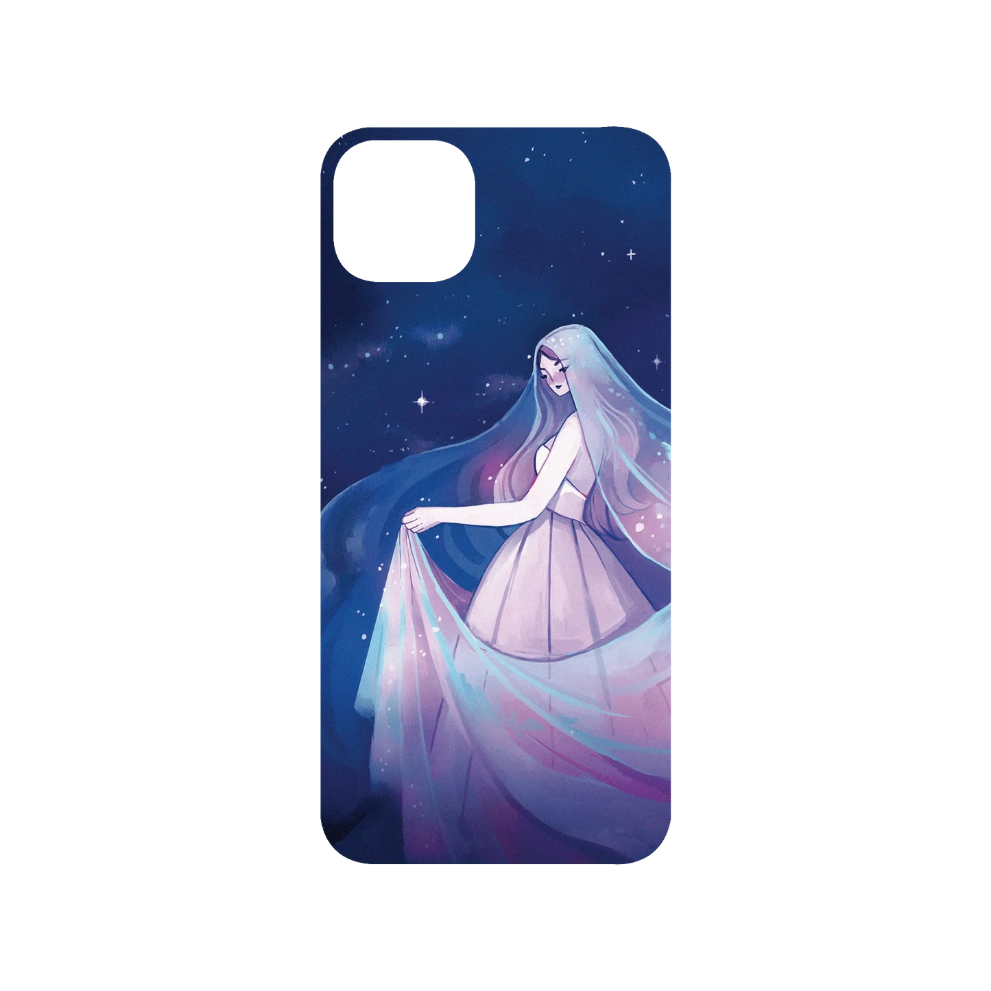 RHINOSHIELD X Ludmilacerafoce Mod NX iPhone 15 Plus Case - Nebula Gown Backplate