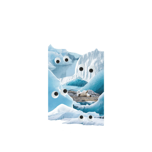 RHINOSHIELD Clear iPhone 12 Pro Case: Original Designs - Arctic Glacier's Eyes On You