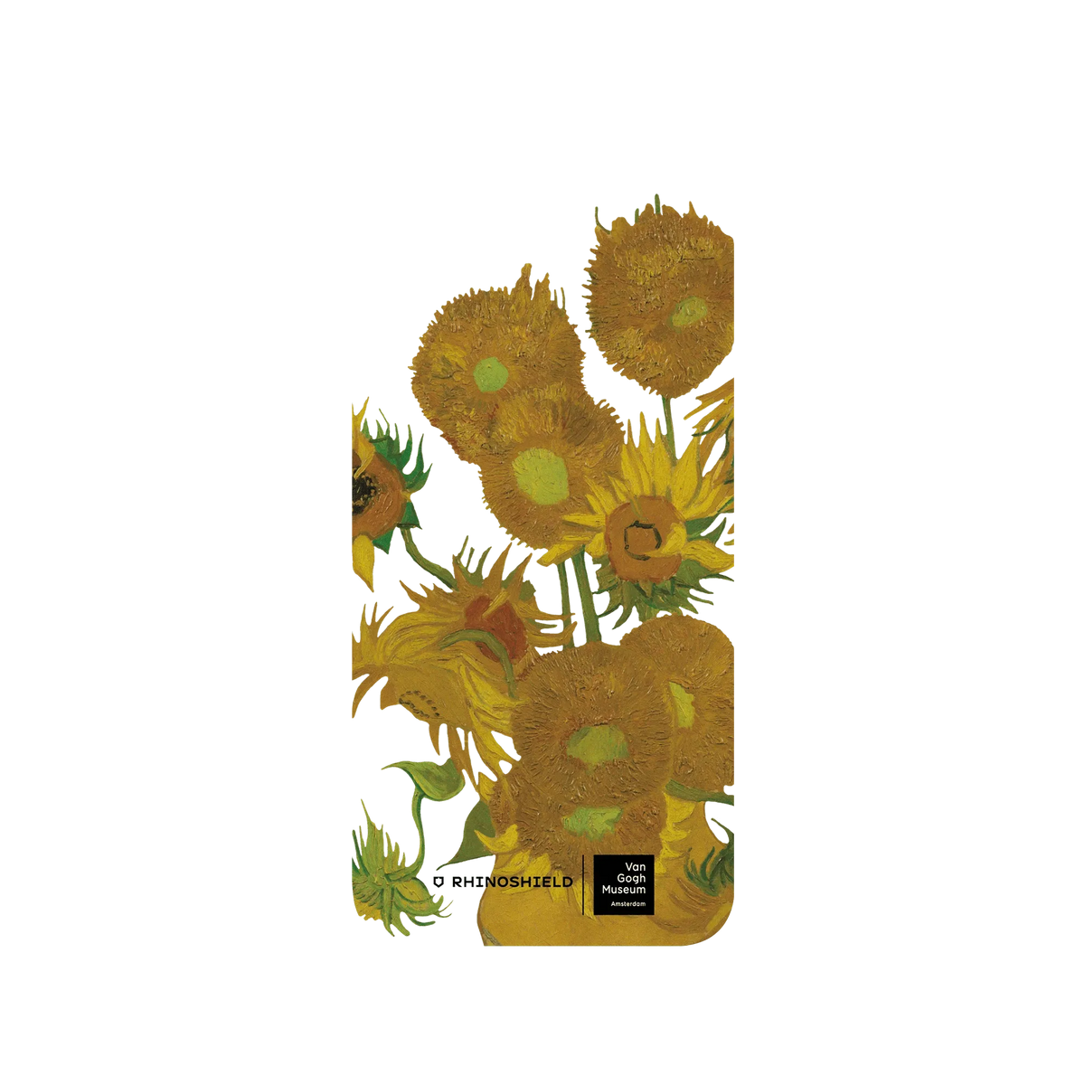 RHINOSHIELD X Van Gogh Museum  SolidSuit iPhone SE (2nd generation) Case - Sunflowers - Transparent